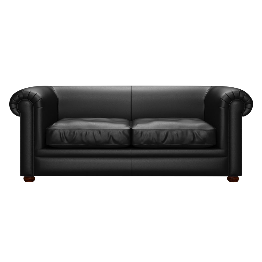 Austen 3 Sits Chesterfield Soffa Birch Black