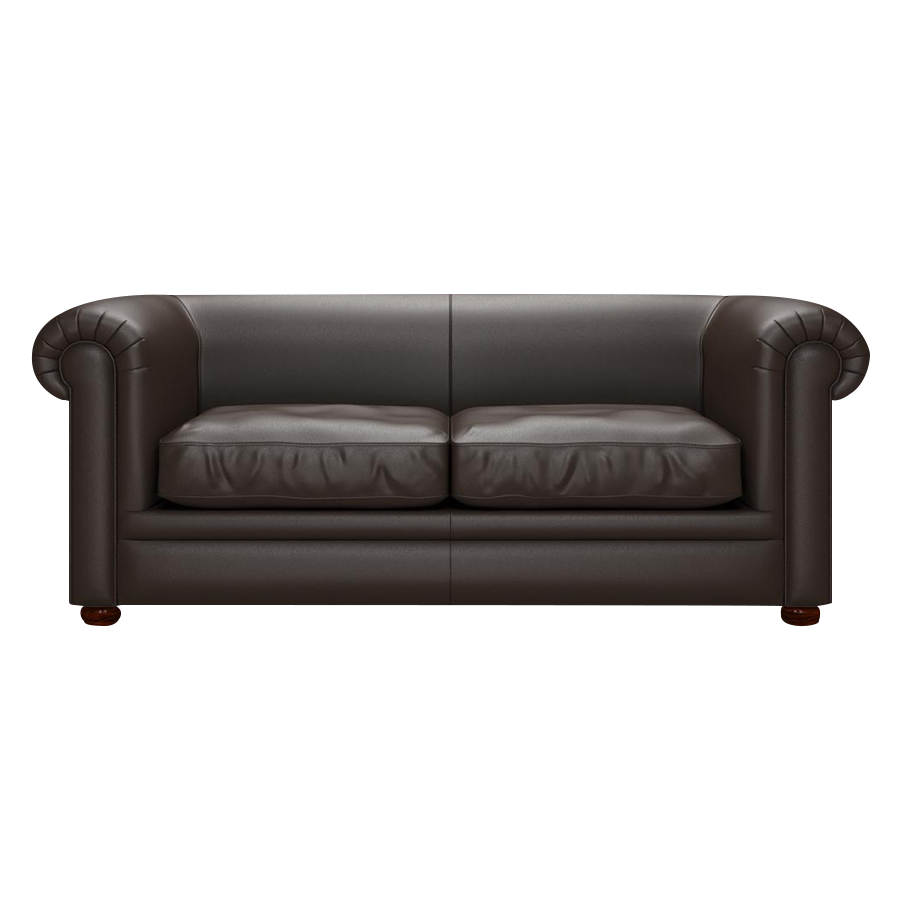 Austen 3 Sits Chesterfield Soffa Birch Brown