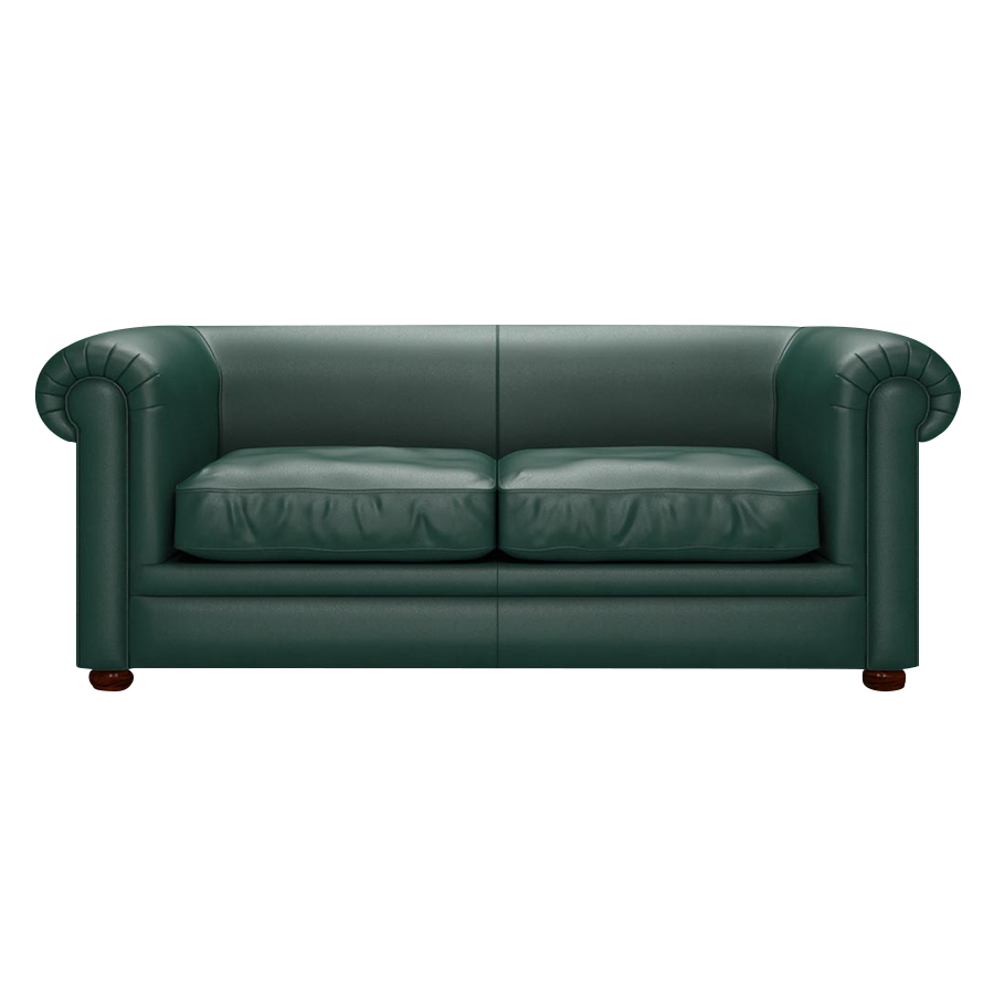 Austen 3 Sits Chesterfield Soffa Birch Forest Green