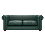 Austen 3 Sits Chesterfield Soffa Birch Forest Green