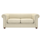 Austen 3 Sits Chesterfield Soffa Birch Ivory