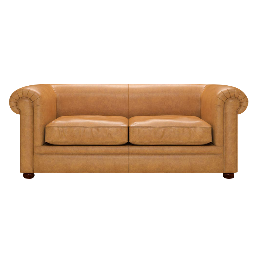 Austen 3 Sits Chesterfield Soffa Old English Buckskin