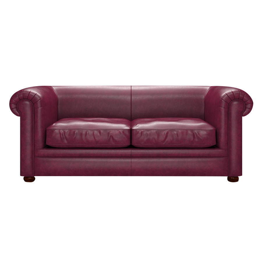 Austen 3 Sits Chesterfield Soffa Old English Burgundy