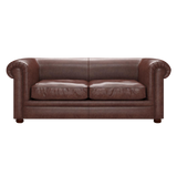 Austen 3 Sits Chesterfield Soffa Old English Dark Brown