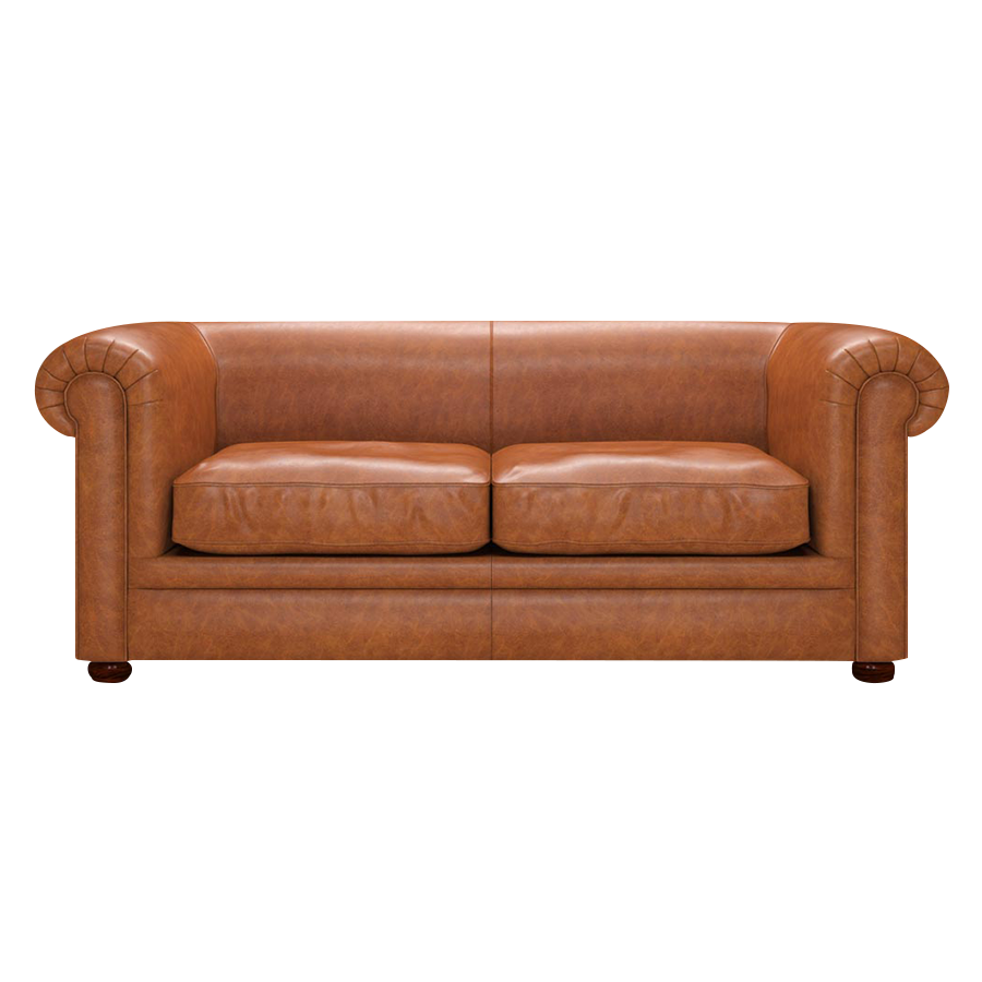 Austen 3 Sits Chesterfield Soffa Old English Saddle