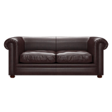 Austen 3 Sits Chesterfield Soffa Old English Smoke