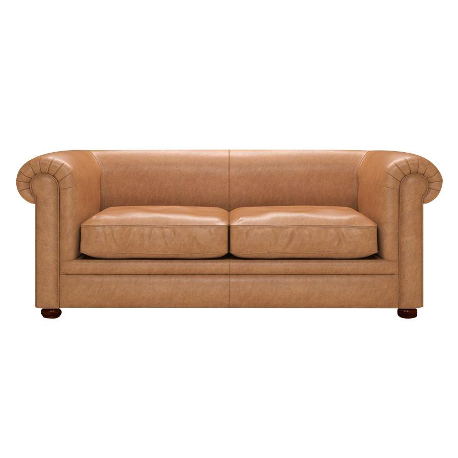Austen 3 Sits Chesterfield Soffa Old English Tan