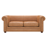 Austen 3 Sits Chesterfield Soffa Old English Tan