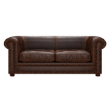 Austen 3 Sits Chesterfield Soffa Tudor Mahogany