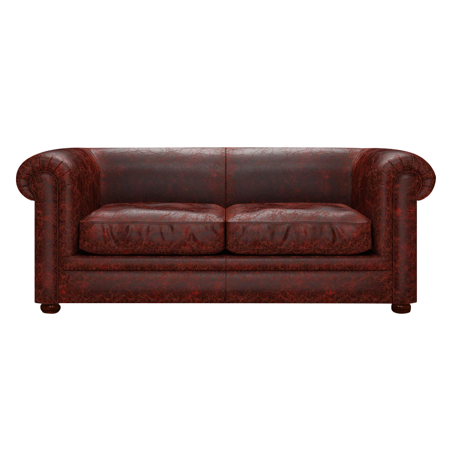 Austen 3 Sits Chesterfield Soffa Tudor Oxblood