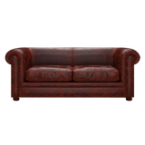 Austen 3 Sits Chesterfield Soffa Tudor Oxblood