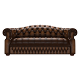 Blanchard 3 Sits Chesterfield Soffa Antique Autumn Tan