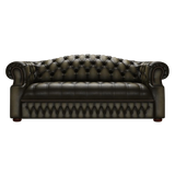 Blanchard 3 Sits Chesterfield Soffa Antique Olive