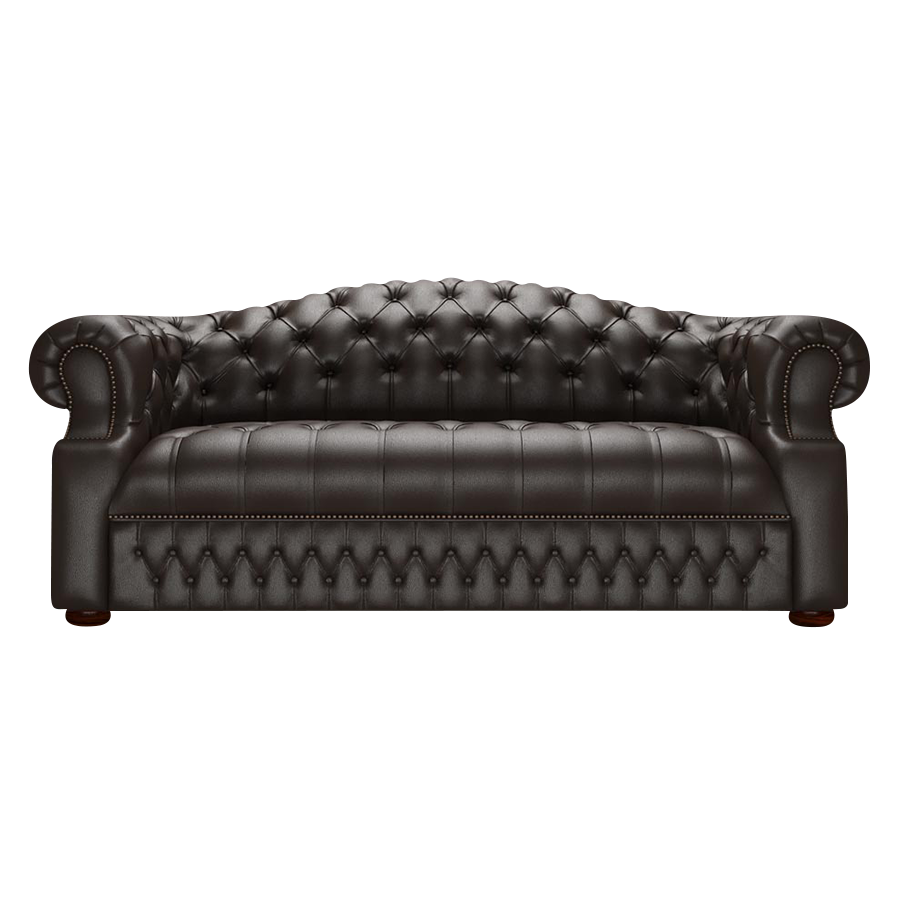 Blanchard 3 Sits Chesterfield Soffa Birch Brown