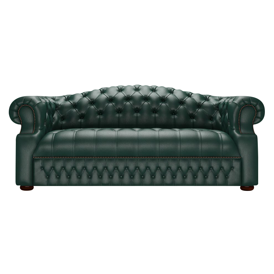 Blanchard 3 Sits Chesterfield Soffa Birch Forest Green