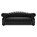 Blanchard 3 Sits Chesterfield Soffa Old English Black