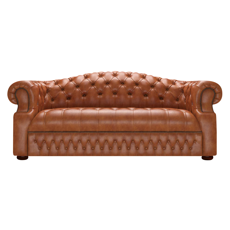Blanchard 3 Sits Chesterfield Soffa Old English Bruciato