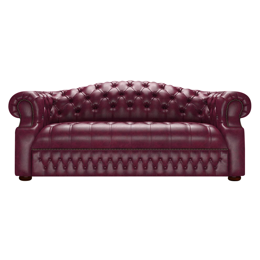 Blanchard 3 Sits Chesterfield Soffa Old English Burgundy