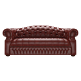 Blanchard 3 Sits Chesterfield Soffa Old English Chestnut