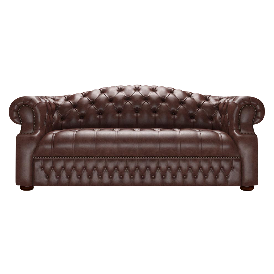 Blanchard 3 Sits Chesterfield Soffa OId English Dark Brown