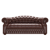 Blanchard 3 Sits Chesterfield Soffa OId English Dark Brown