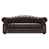 Blanchard 3 Sits Chesterfield Soffa Old English Smoke