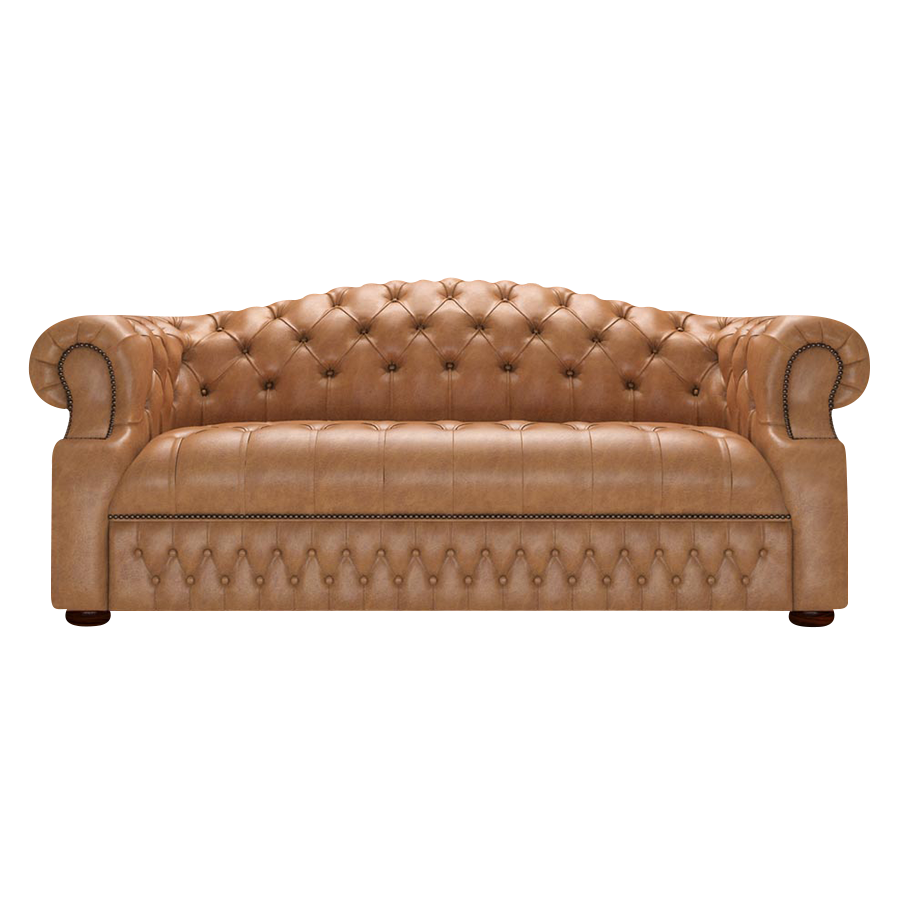 Blanchard 3 Sits Chesterfield Soffa Old English Tan
