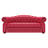 Blanchard 3 Sits Chesterfield Soffa Shelly Flame Red