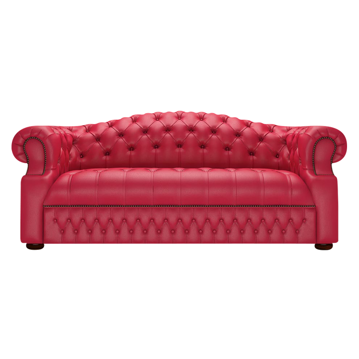 Blanchard 3 Sits Chesterfield Soffa Shelly Flame Red
