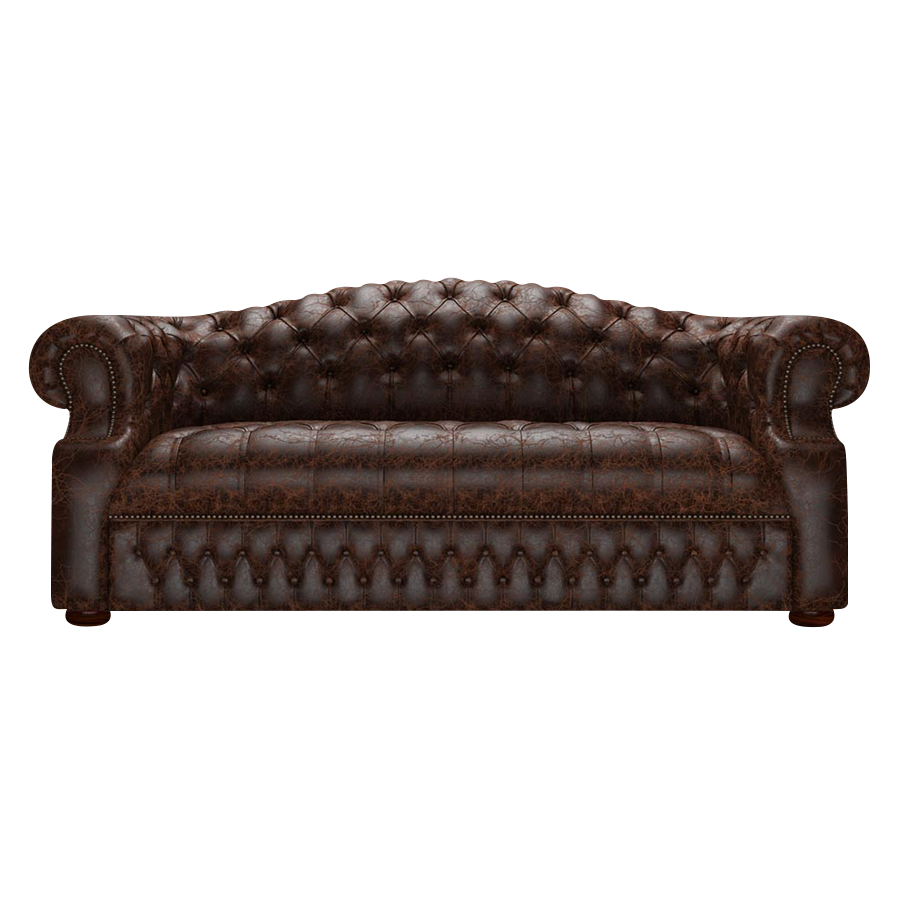 Blanchard 3 Sits Chesterfield Soffa Tudor Mahogany