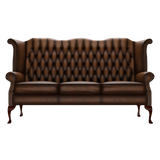 Byron 3 Sits Chesterfield Soffa Antique Autumn Tan