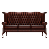 Byron 3 Sits Chesterfield Soffa Antique Chestnut