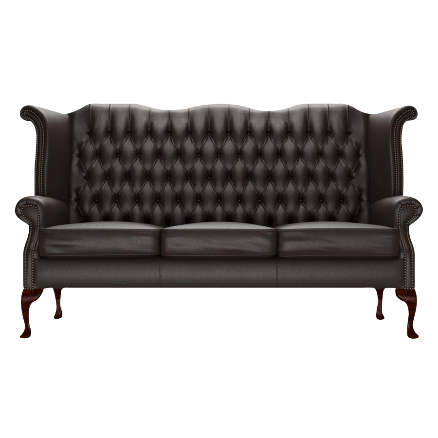 Byron 3 Sits Chesterfield Soffa Birch Brown