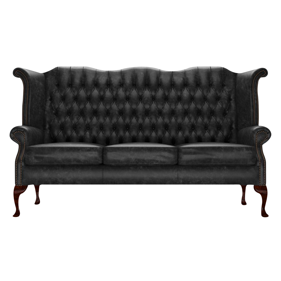 Byron 3 Sits Chesterfield Soffa Etna Black