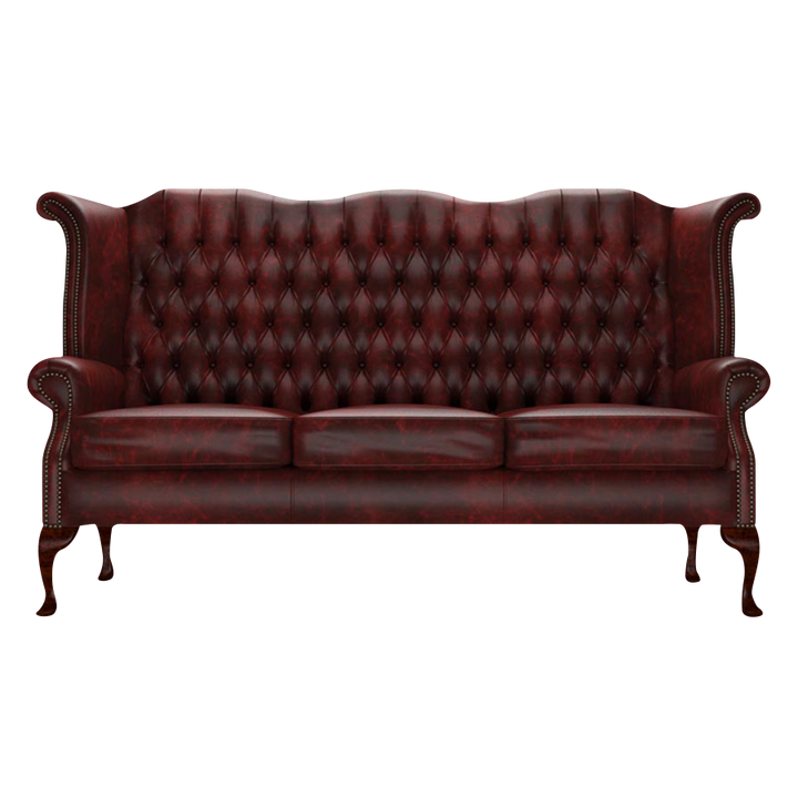 Byron 3 Sits Chesterfield Soffa Etna Red