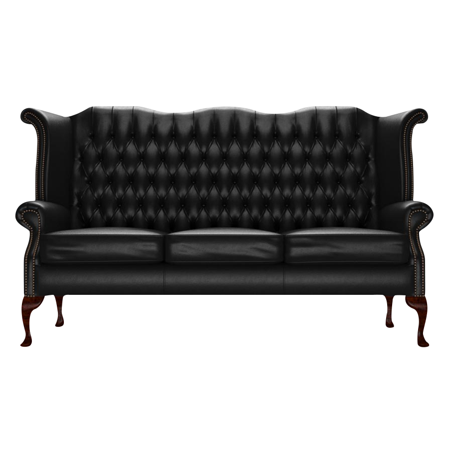 Byron 3 Sits Chesterfield Soffa Old English Black