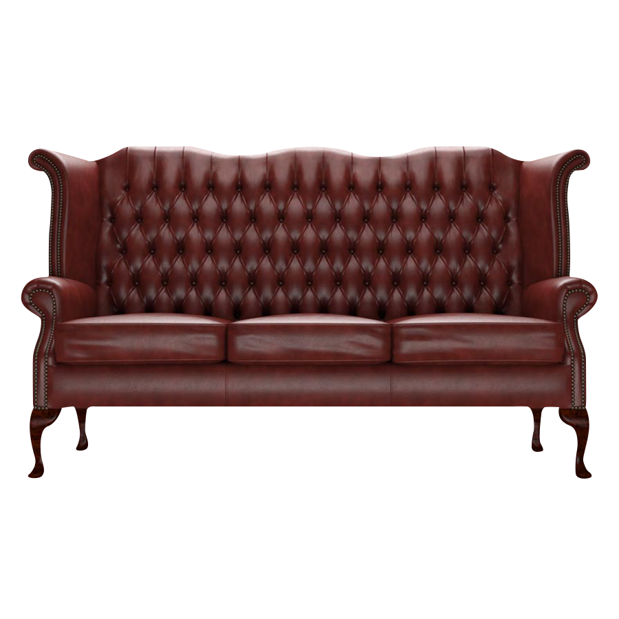 Byron 3 Sits Chesterfield Soffa Old English Chestnut