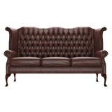Byron 3 Sits Chesterfield Soffa Old English Dark Brown
