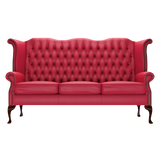 Byron 3 Sits Chesterfield Soffa Shelly Flame Red