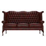 Byron 3 Sits Chesterfield Soffa Tudor Oxblood