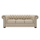 Classic 3 Sits Chesterfield Soffa Birch Blush Beige