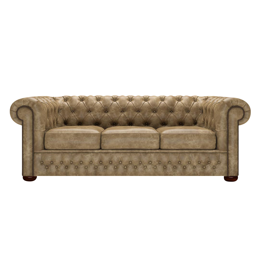 Classic 3 Sits Chesterfield Soffa Etna Beige