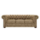 Classic 3 Sits Chesterfield Soffa Etna Beige