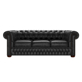 Classic 3 Sits Chesterfield Soffa Etna Black