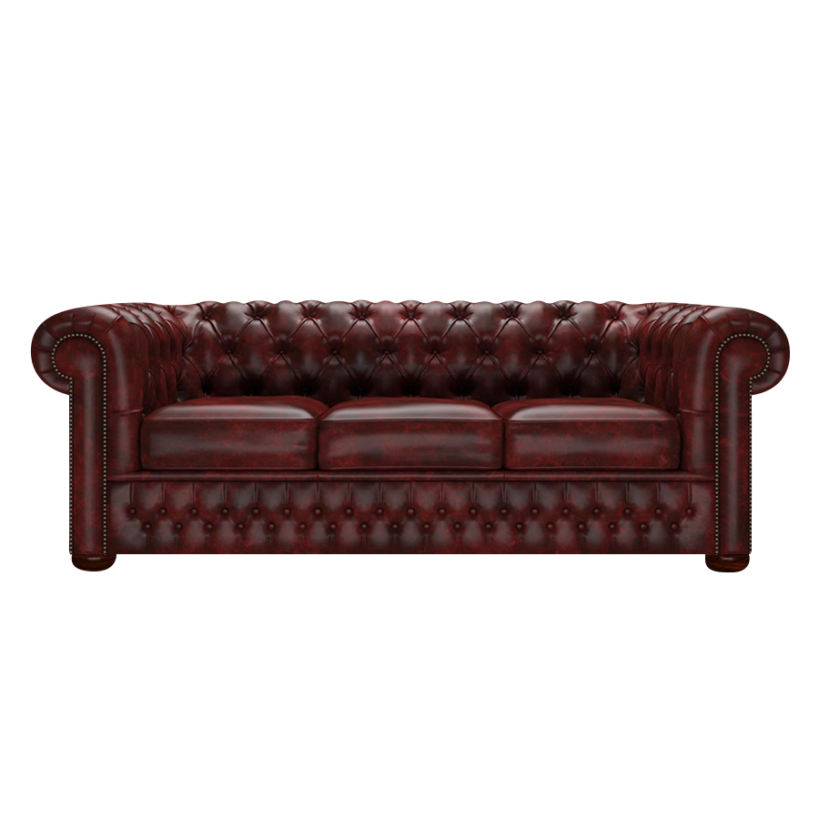 Classic 3 Sits Chesterfield Soffa Etna Red