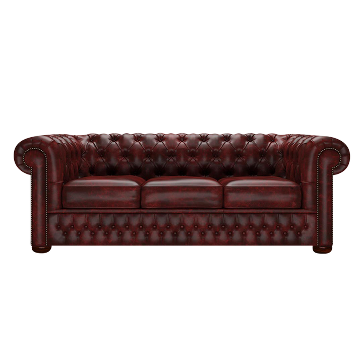 Classic 3 Sits Chesterfield Soffa Etna Red