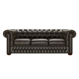 Classic 3 Sits Chesterfield Soffa Old English Alga