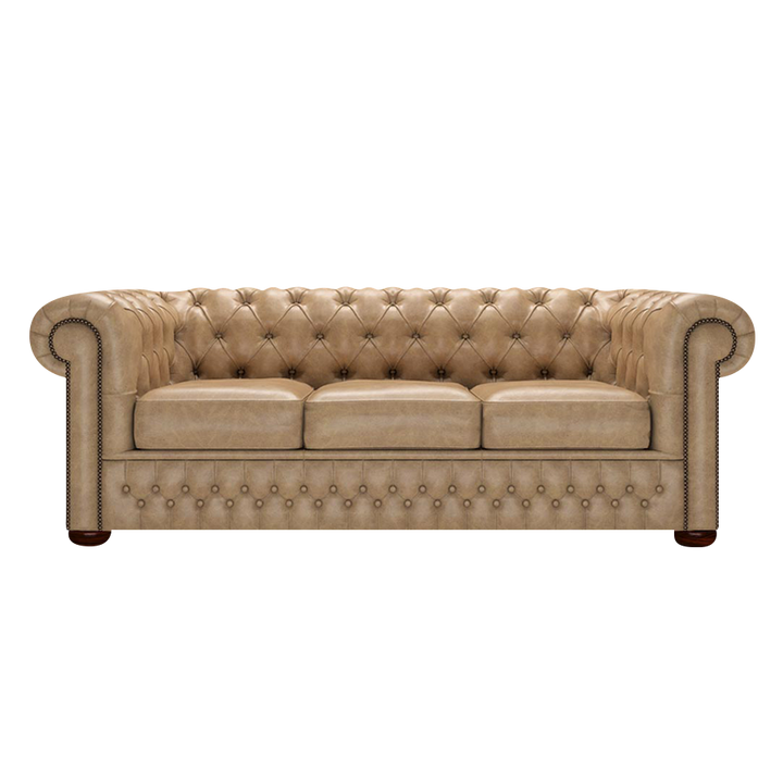 Classic 3 Sits Chesterfield Soffa Old English Parchment