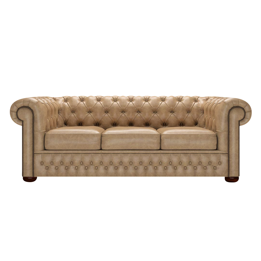 Classic 3 Sits Chesterfield Soffa Old English Parchment