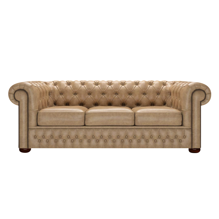 Lade das Bild in den Galerie-Viewer, Classic 3 Sits Chesterfield Soffa Old English Parchment
